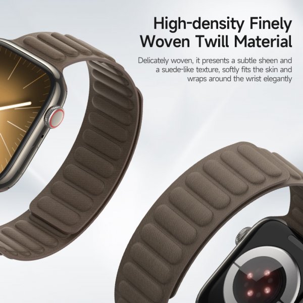 Dux Ducis Apple Watch 38/40/41mm ranneke BL Series Taupe