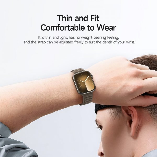Dux Ducis Apple Watch 38/40/41mm ranneke BL Series Taupe
