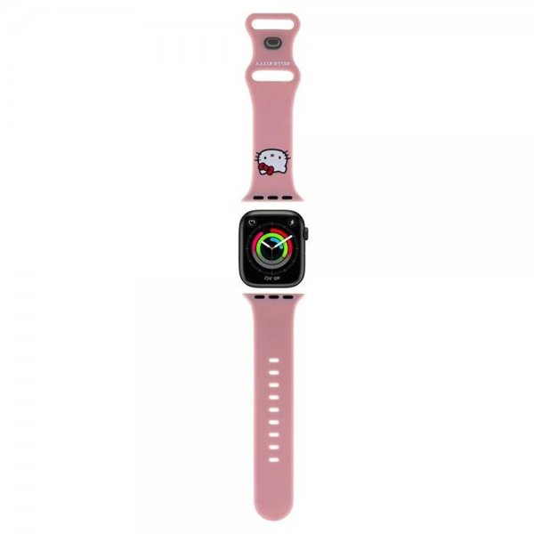Hello Kitty Apple Watch 38/40/41/42mm ranneke Liquid Silicone Pink