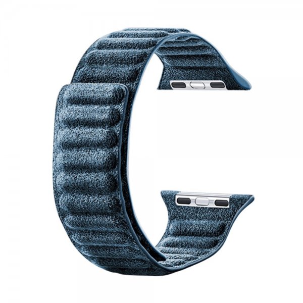 Apple Watch 38/40/41/42mm ranneke mokkaa, sininen