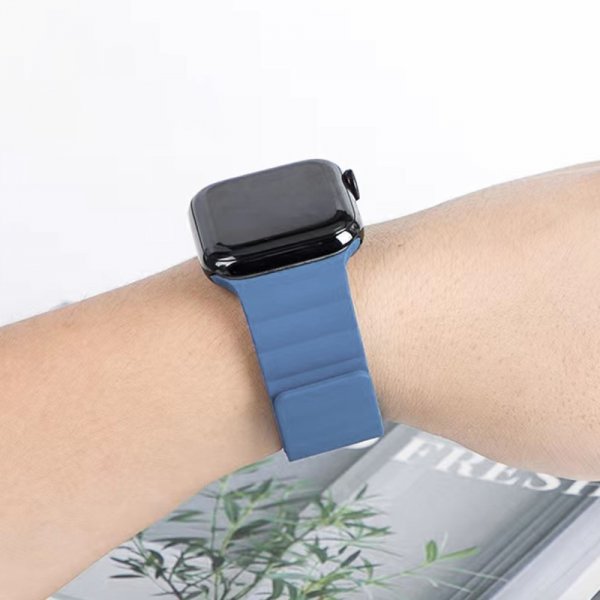 Apple Watch 38/40/41/42mm Modi Series ranneke, sininen
