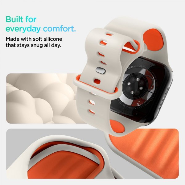 Spigen Apple Watch 40/41/42mm ranneke Nano Pop Orange Beige