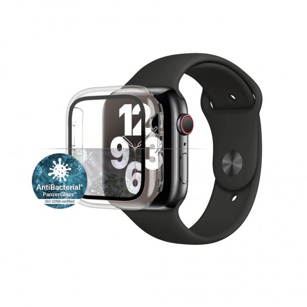 PanzerGlass Apple Watch 40 mm (Series 4/5/6/SE) kuori ja näytönsuoja Full Body Protection Clear