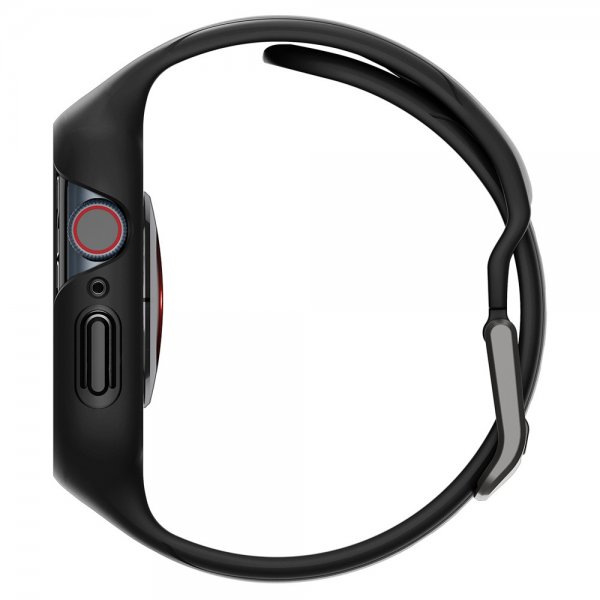 Spigen Apple Watch 41mm Suojakuori ja ranneke Liquid Air Pro, musta