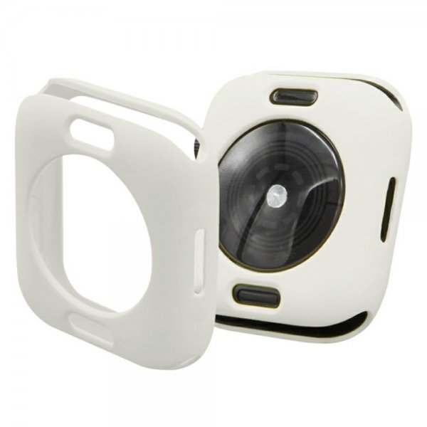 Apple Watch 41mm Suojakuori TPU Luonnonvalkoinen