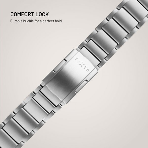 Kiinteä Apple Watch 42/44/45/46mm ranneke, titaaninen ranneke, luonnollinen