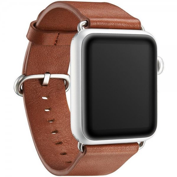 KAVAJ Apple Watch 44/45/46mm/Apple Watch Ultra -ranneke Barcelona, ruskea