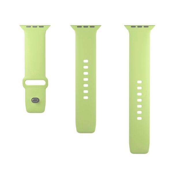 Puro Apple Watch 44/45/46mm/Apple Watch Ultra -ranneke ICON Silicone Band, Matcha Green