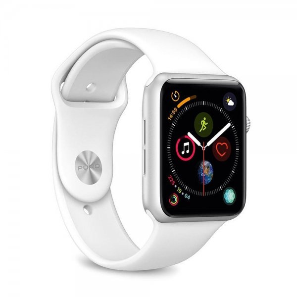 Puro Apple Watch 42/44/45mm ranneke Icon Valkoinen