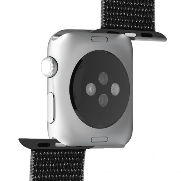 Puro Apple Watch 44/45/46mm/Apple Watch Ultra Sport Band -ranneke, musta
