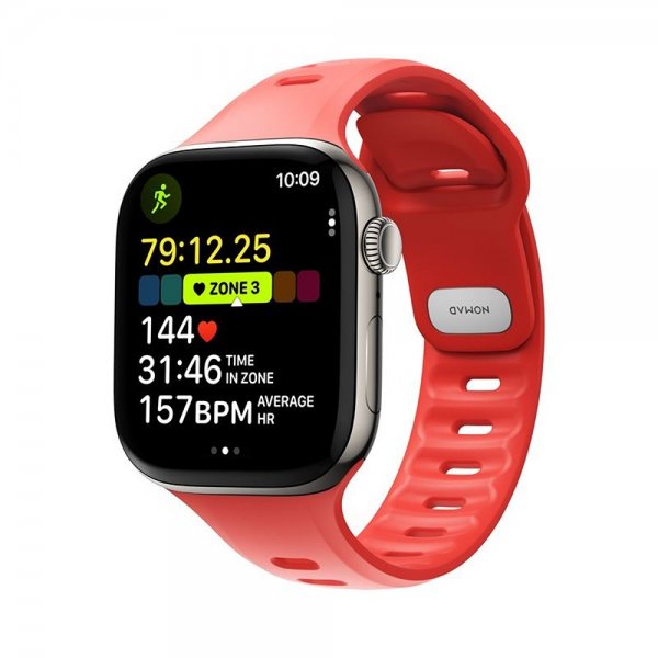 Nomad Apple Watch 44/45/46mm ranneke Tempo Band Crush