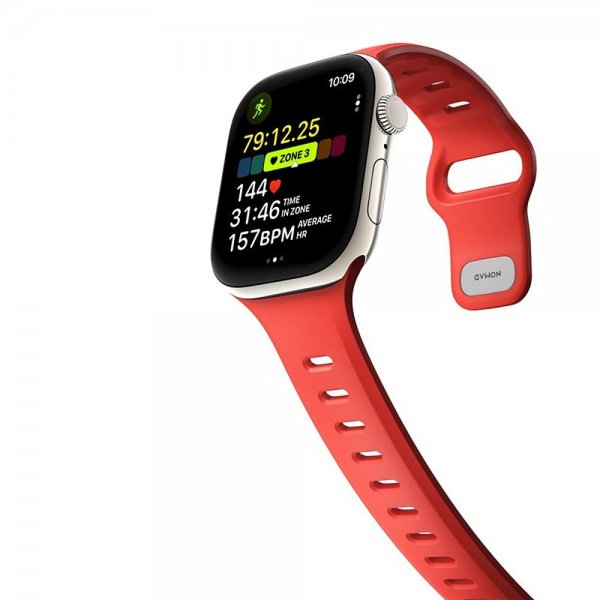 Nomad Apple Watch 44/45/46mm ranneke Tempo Band Crush