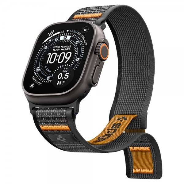 Spigen Apple Watch 44/45/46mm/Ultra 49mm ranneke Athlex Air 2 Active Black Orange