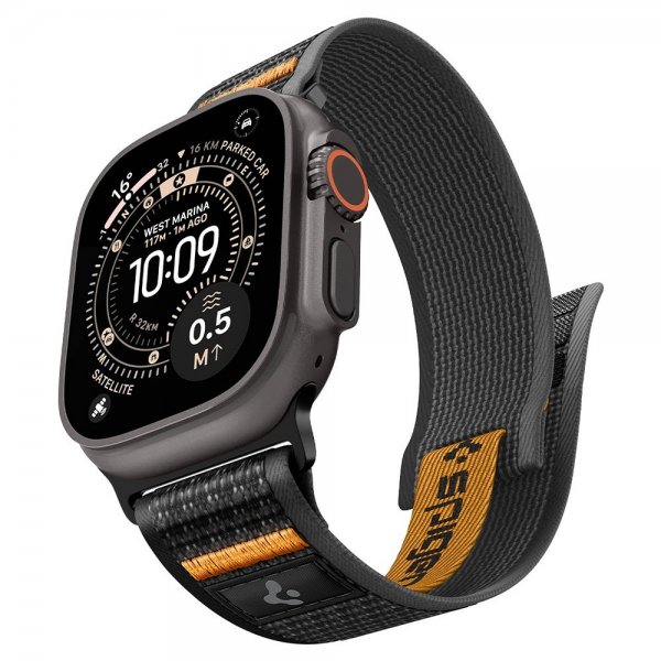 Spigen Apple Watch 44/45/46mm/Ultra 49mm ranneke Athlex Air 2 Active Black Orange
