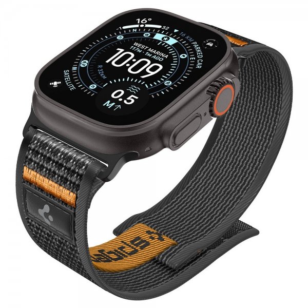 Spigen Apple Watch 44/45/46mm/Ultra 49mm ranneke Athlex Air 2 Active Black Orange
