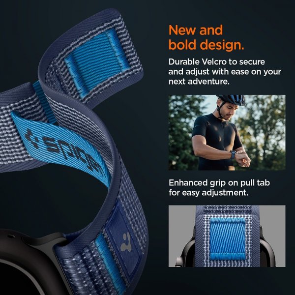 Spigen Apple Watch 44/45/46mm/Ultra 49mm ranneke Athlex Air 2 Active Navy