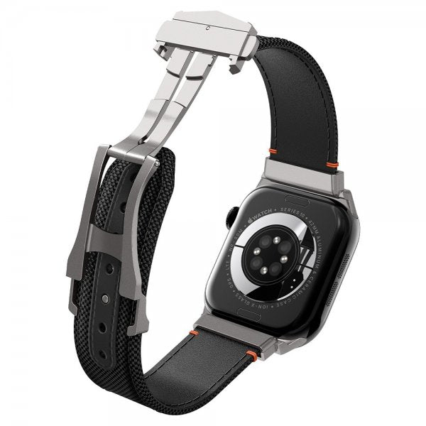 Spigen Apple Watch 44/45/46mm/Ultra 49mm ranneke Classic Fit Musta