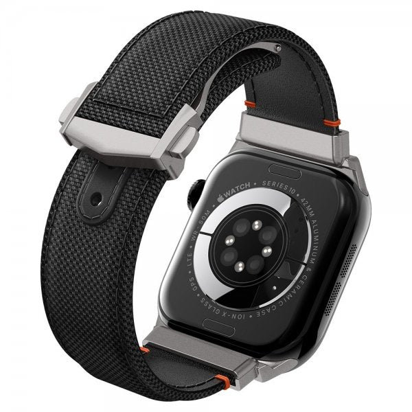 Spigen Apple Watch 44/45/46mm/Ultra 49mm ranneke Classic Fit Musta