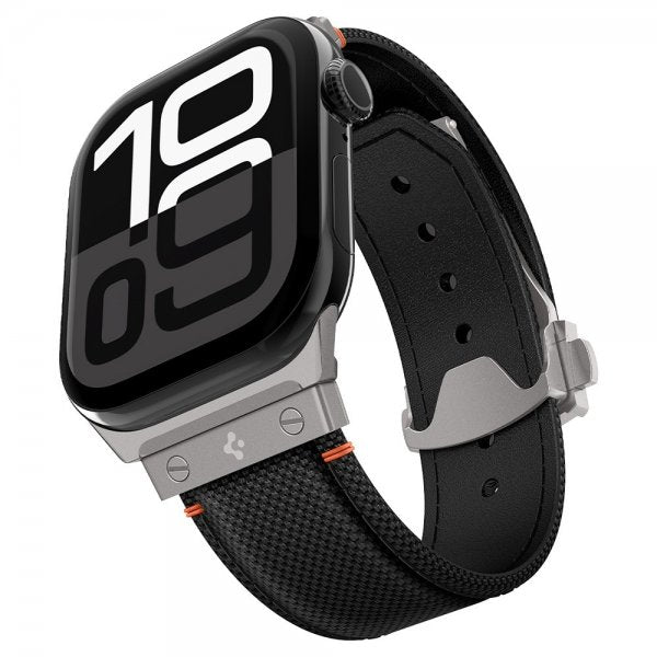 Spigen Apple Watch 44/45/46mm/Ultra 49mm ranneke Classic Fit Musta