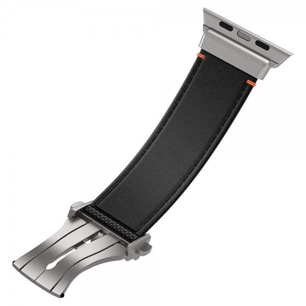 Spigen Apple Watch 44/45/46mm/Ultra 49mm ranneke Classic Fit Musta