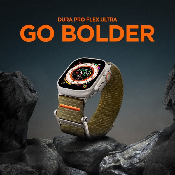 Spigen Apple Watch 44/45/46mm/Ultra 49mm ranneke DuraPro Flex Khaki