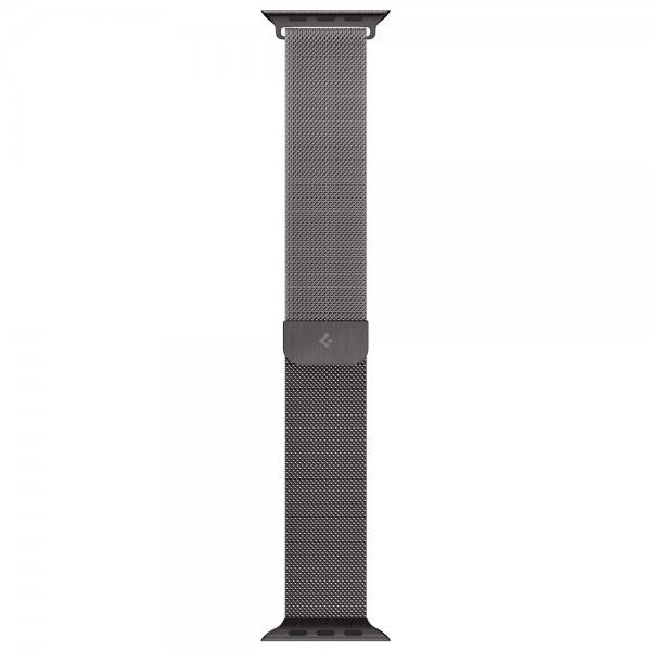 Spigen Apple Watch 44/45/46mm/Ultra 49mm -ranneke, Metal Fit Graphite