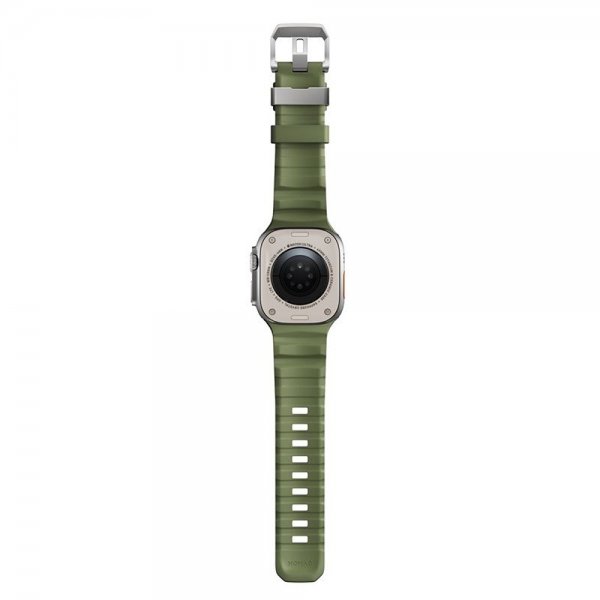 Nomad Apple Watch 44/45/46mm/Ultra 49mm ranneke Rocky Point Natural Forest