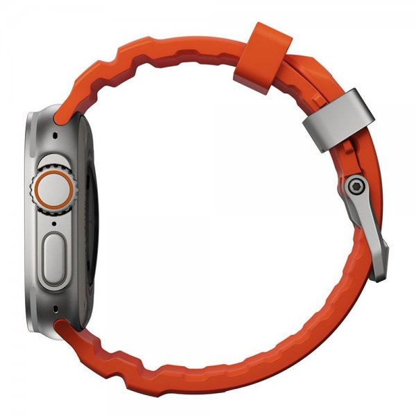 Nomad Apple Watch 44/45/46mm/Ultra 49mm ranneke Rocky Point Natural Magma