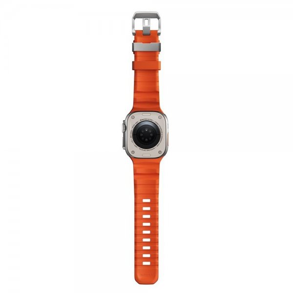 Nomad Apple Watch 44/45/46mm/Ultra 49mm ranneke Rocky Point Natural Magma
