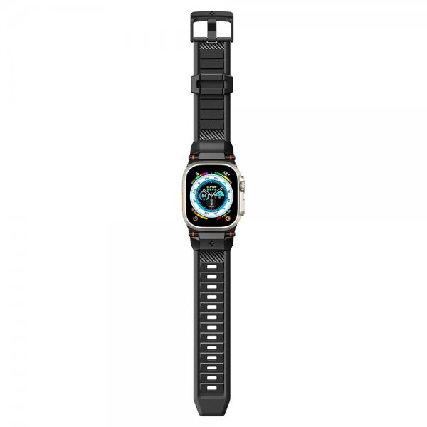 Spigen Apple Watch 44/45/46mm/Ultra 49mm ranneke Rugged Ultra Matte Black