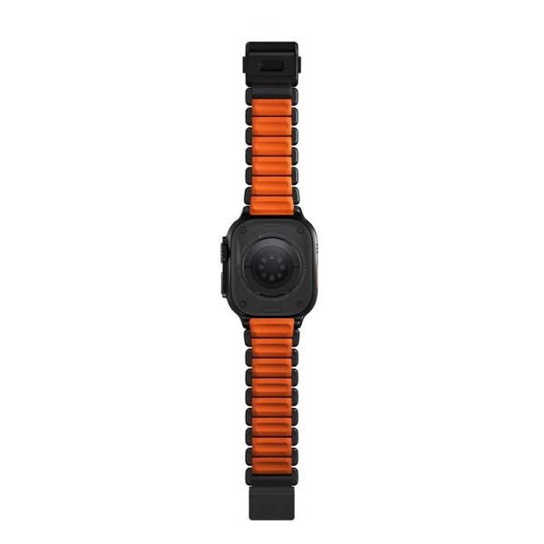 Nomad Apple Watch 44/45/46mm/Ultra 49mm ranneke Stratos Band, musta