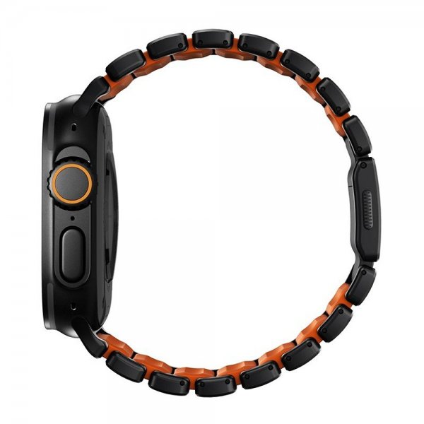 Nomad Apple Watch 44/45/46mm/Ultra 49mm ranneke Stratos Band, musta