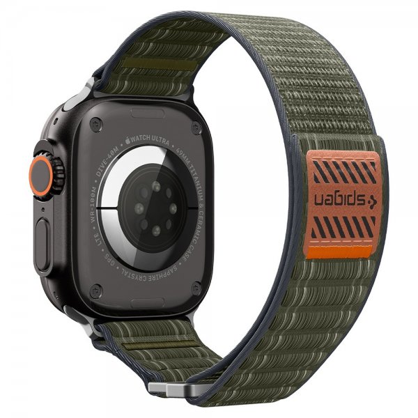 Spigen Apple Watch 44/45/46mm/Ultra 49mm ranneke WBF0 vihreä