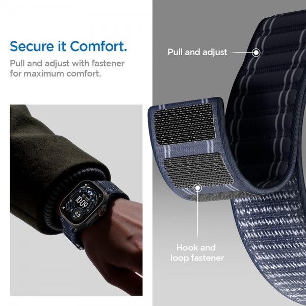 Spigen Apple Watch 44/45/46mm/Ultra 49mm ranneke WBF0 Navy