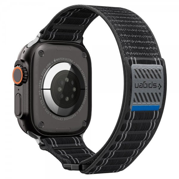 Spigen Apple Watch 44/45/46mm/Ultra 49mm ranneke WBF0 musta