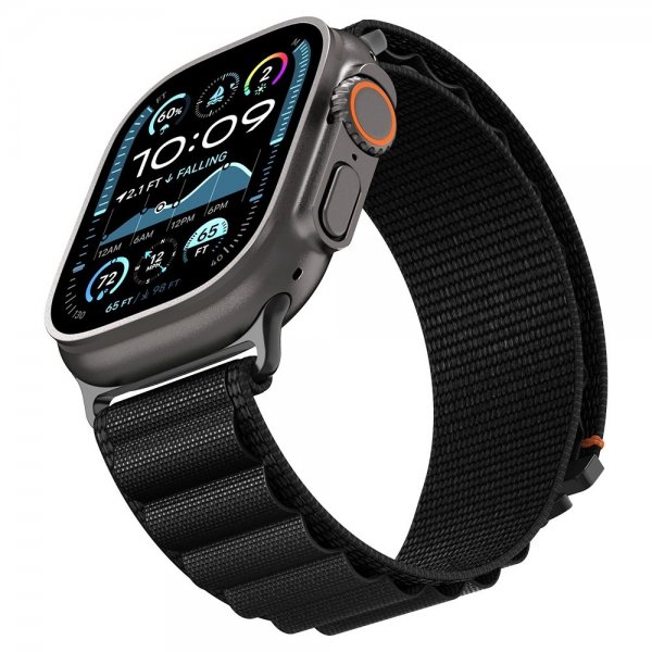 Spigen Apple Watch 44/45/46mm/Ultra 49mm ranneke WBF1 Musta
