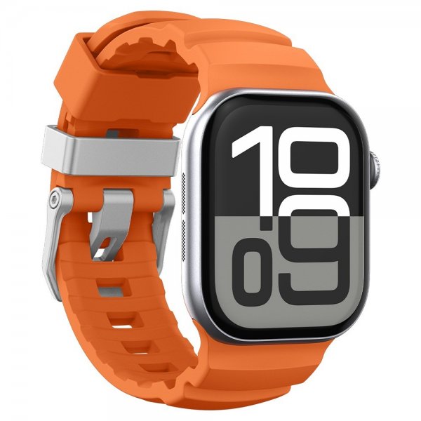 Spigen Apple Watch 44/45/46mm/Ultra 49mm ranneke WBS2, oranssi