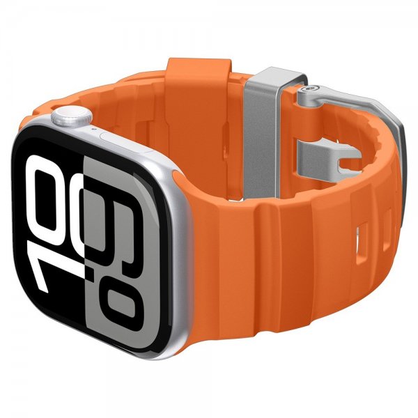 Spigen Apple Watch 44/45/46mm/Ultra 49mm ranneke WBS2, oranssi