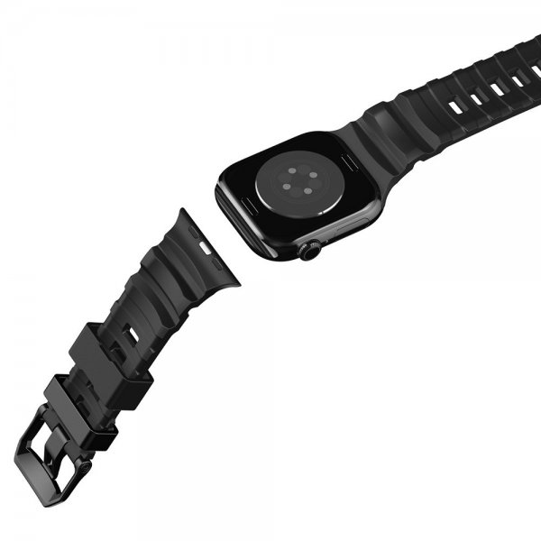 Spigen Apple Watch 44/45/46mm/Ultra 49mm ranneke WBS2, musta
