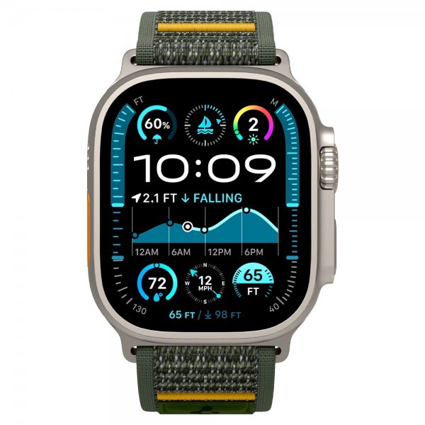 Spigen Apple Watch 44/45/46mm/Ultra 49mm ranneke Athlex Air Active Green