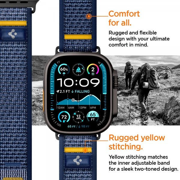 Spigen Apple Watch 44/45/46mm/Ultra 49mm ranneke Athlex Air Active Navy