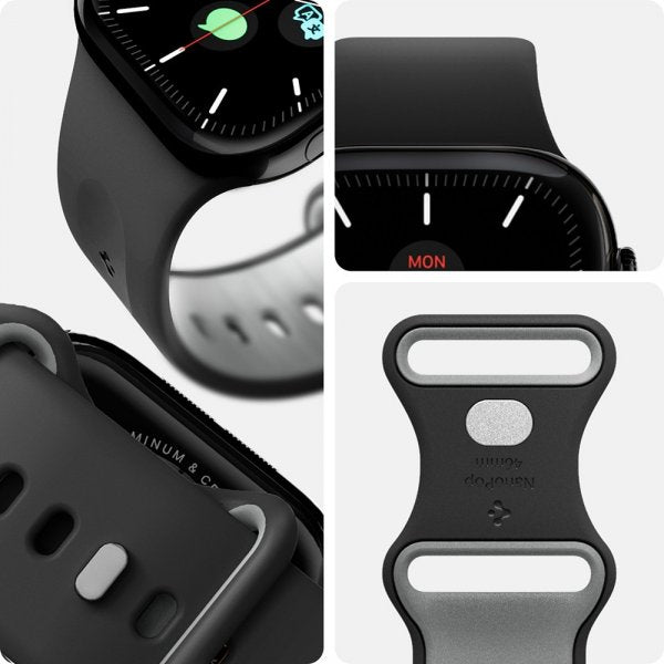 Spigen Apple Watch 44/45/46mm/Ultra 49mm ranneke Nano Pop Black Sesame