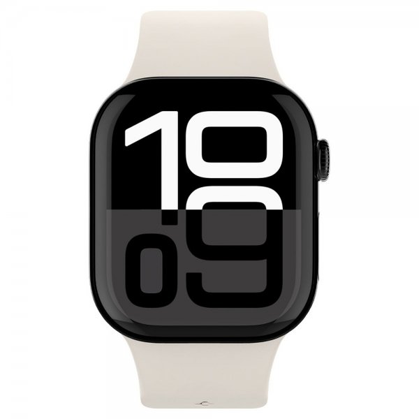 Spigen Apple Watch 44/45/46mm/Ultra 49mm ranneke Nano Pop Oranssi Beige