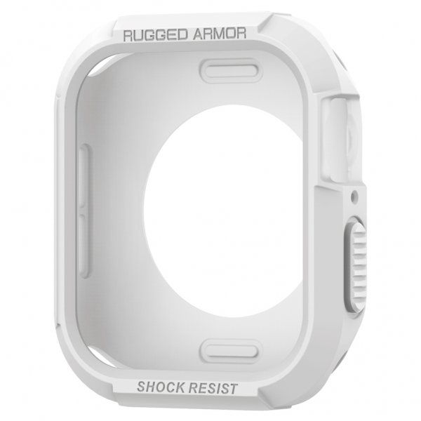 Spigen Apple Watch 44/45 mm Kuori Rugged Armor Valkoinen