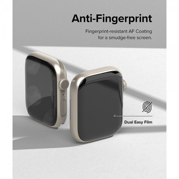Ringke Apple Watch 44/45 mm näytönsuoja Dual Easy Film 3-pakkaus