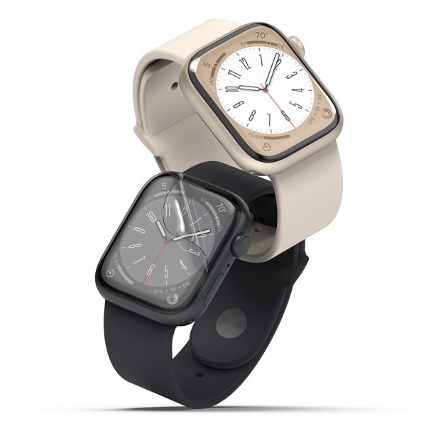 Ringke Apple Watch 44/45 mm näytönsuoja Dual Easy Film 3-pakkaus