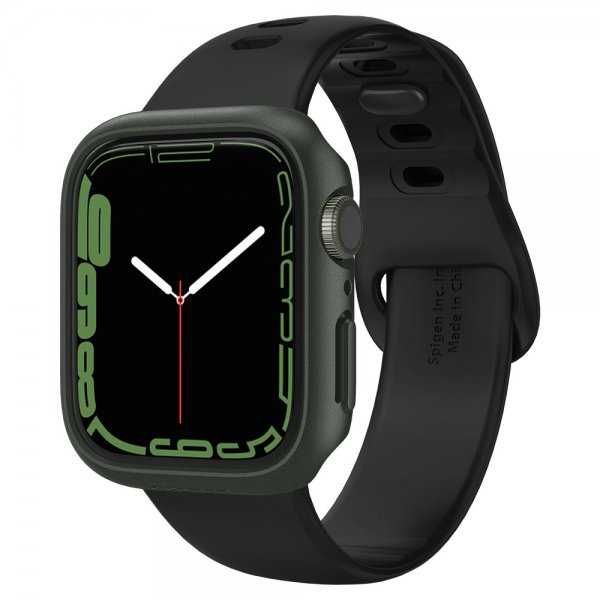 Spigen Apple Watch 45 mm kuori Thin Fit Military Green