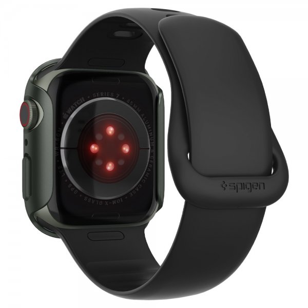 Spigen Apple Watch 45 mm kuori Thin Fit Military Green