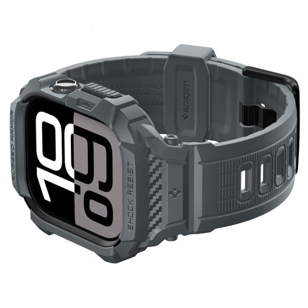 Spigen Apple Watch 46mm (Series 10/11) ranneke Rugged Armor Pro 2 Dark Gray