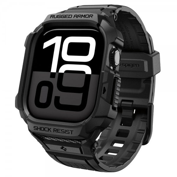 Spigen Apple Watch 46mm (Series 10/11) ranneke Rugged Armor Pro 2 Matte Black